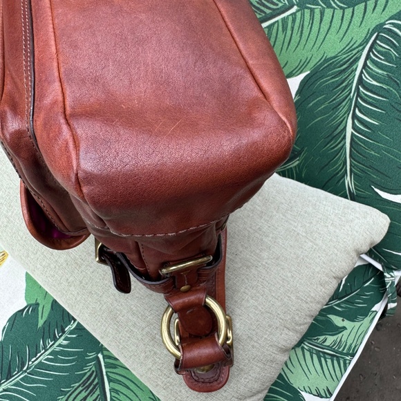 Coach MEDIUM 11127 Vintage Whiskey 65th Anniversary Legacy Leigh Leather Satchel - Picture 10 of 15